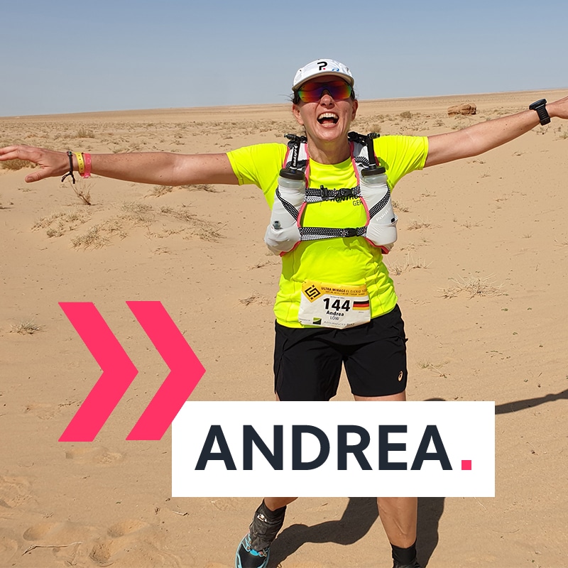 Welche Erfolge feierte Andrea und was macht sie eigentlich, wenn sie mal nicht läuft? Das steht in ihrem Normalroutenverlasser-Profil.