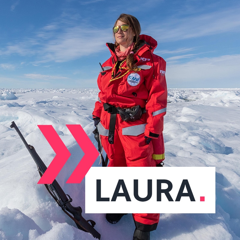 Wie entdeckte Laura Grönland für sich und was macht sie dort? All das steht in ihrem Normalroutenverlasser-Profil.