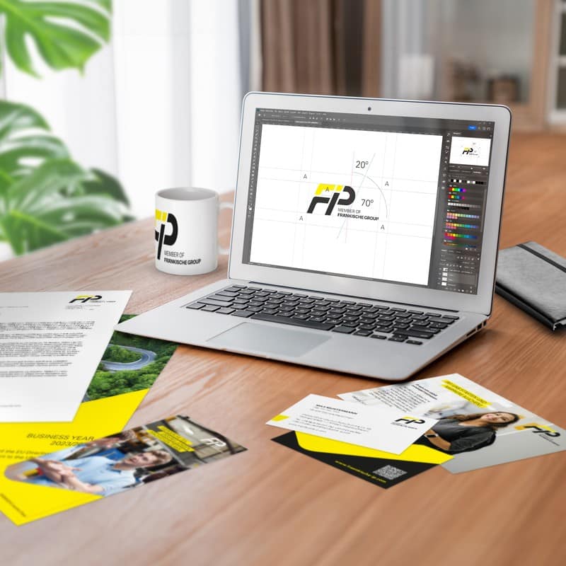 Kunden-Workshop mit anschließender Neuentwicklung des Corporate Designs inkl. Logo und Geschäftsausstattung.